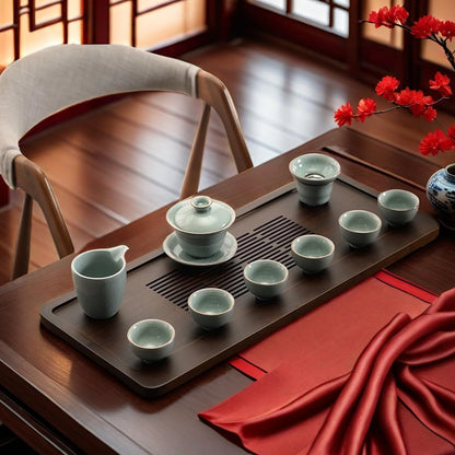 Chinese Tea Box with Water Storage